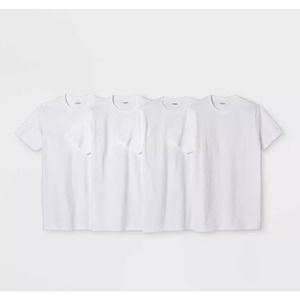 Men's Short Sleeve 4pk Crewneck Small T-Shirt - Goodfellow & Co™
